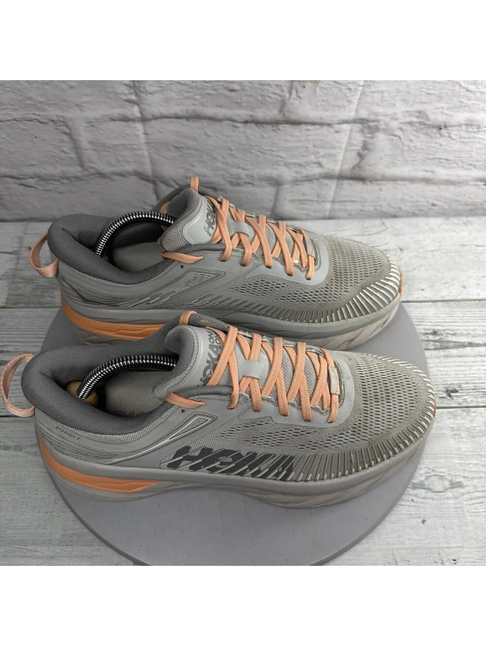 Hoka One One Bondi 7 Running Shoes Sneakers 1110519 HMSH Womens Size 10
